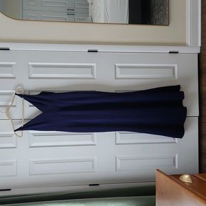 Lulus Melora Navy Blue Sleeveless Maxi Dress Size M